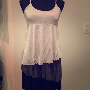 Ombré summer tiered dress